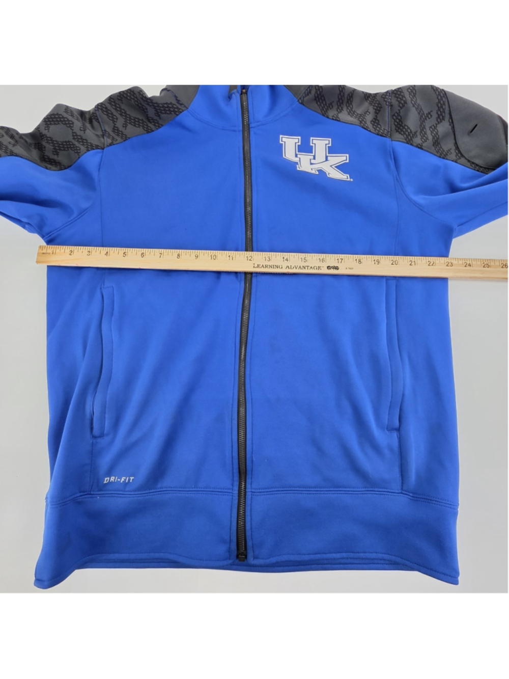 Y2K Nike Dri Fit Kentucky Wildcats Track Jacket Mens M Blue NCAA Full Zip - Picture 13 of 16